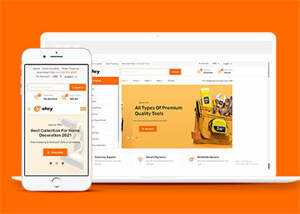家用电器商城响应式HTML5模板-捌零源码