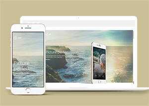 图片视差APP应用网站模板下载-捌零源码