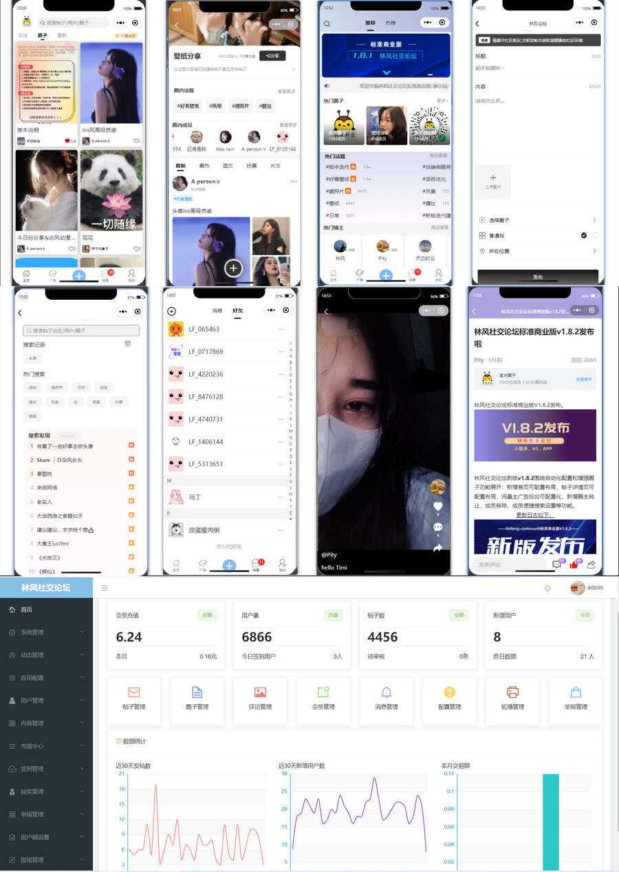 独立版社交论坛前端微信小程序源码问答发帖BBSphp源码-捌零源码